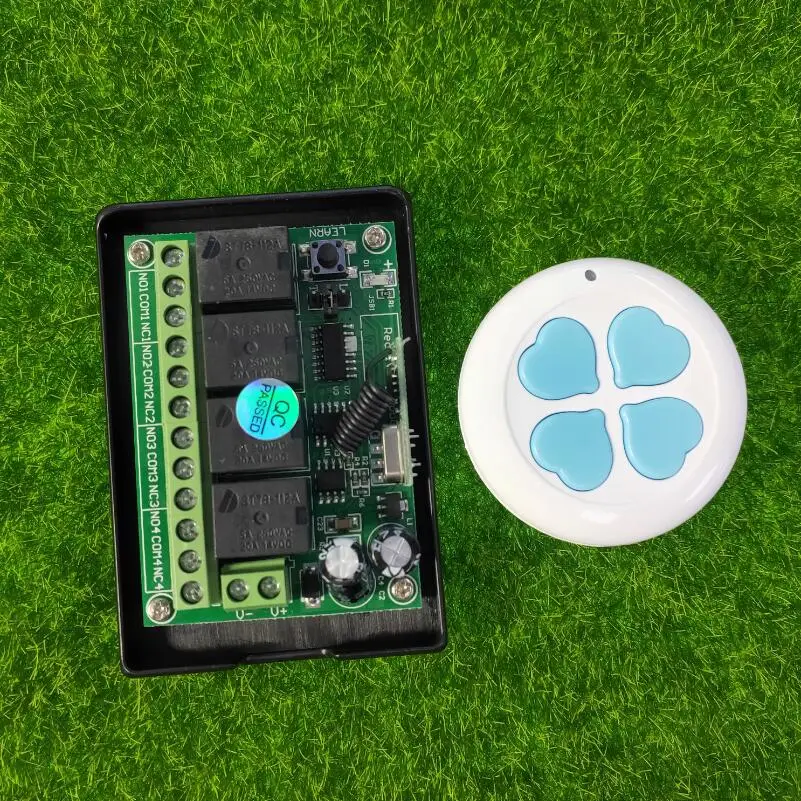 Dc12v 4ch Rf Wireless Remote Control Switch System 315mhz /433mhz