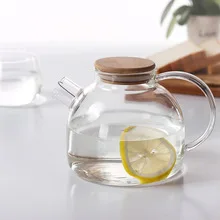 Japanese Style Glass Bamboo Cover Kitchen Seasoning Containers Seasoning Box Moisture-Proof Sugar Salt Tank Condiment Bottle Set