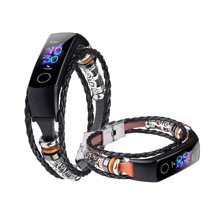 Ремешок в стиле ретро для Huawei Honor Band 4 сменный Браслет 5 аксессуары