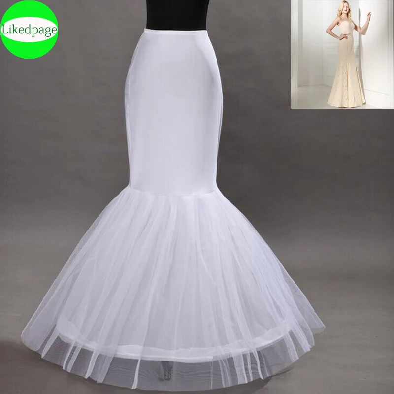 

Mermaid Bride Petticoat Underskirt Jupon Mariage Wedding Accessories Halka Pod Sukienke Enaguas De Mujer Crinoline Sottogonna
