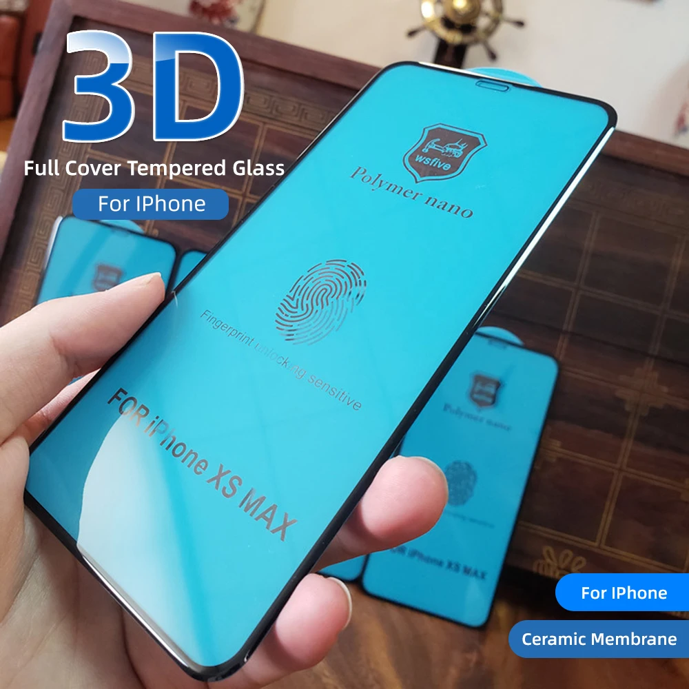 3D протектор экрана из закаленного стекла HD керамическая мембрана полное