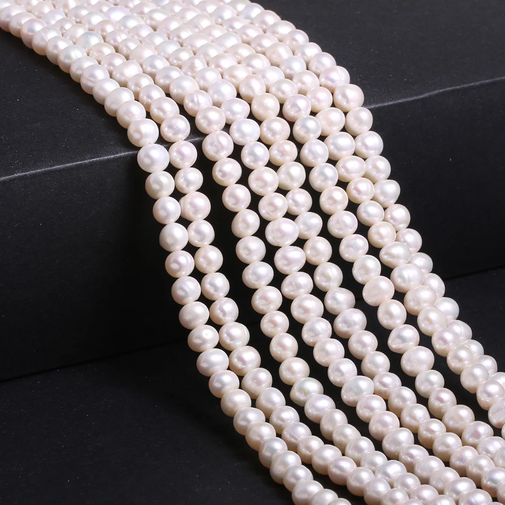 Natural Freshwater Pearl Beads Potato shape Loose isolation Beads For  jewelry making DIY necklace bracelet accessories