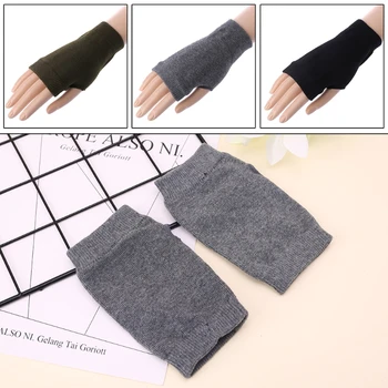 

Exquisite Knitted Crochet Fingerless Winter Warm Gloves Soft Mittens For Women