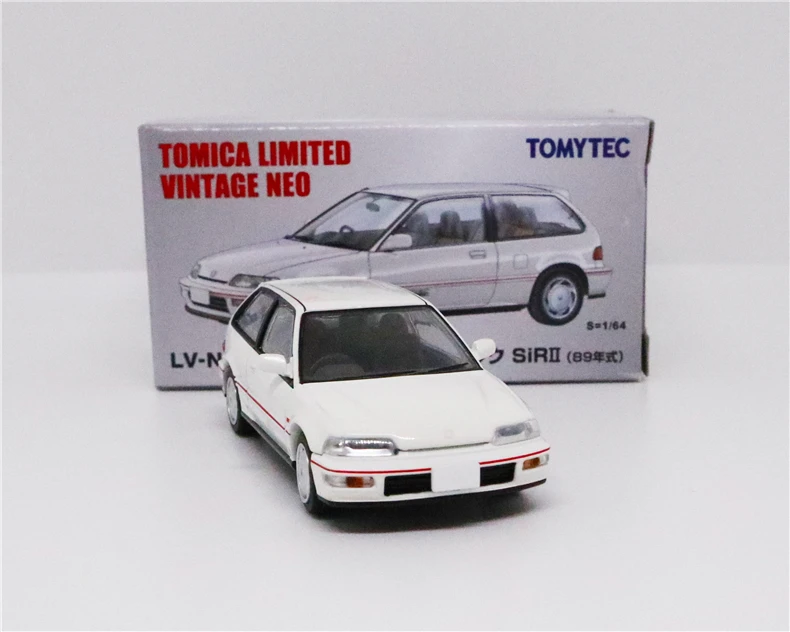Tomy Tomica Tomytec TLV 1/64 ограниченная винтажная Нео LV-N182 Honda Civic SiRII литой модель автомобиля