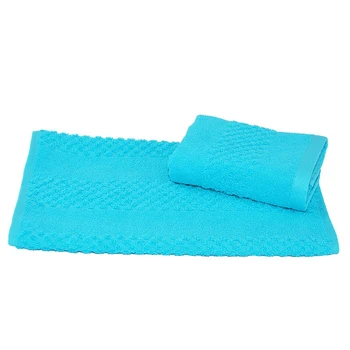 

Plain dyed terry towel 40 × 70 cm 360 g / m2, turquoise, 100% cotton
