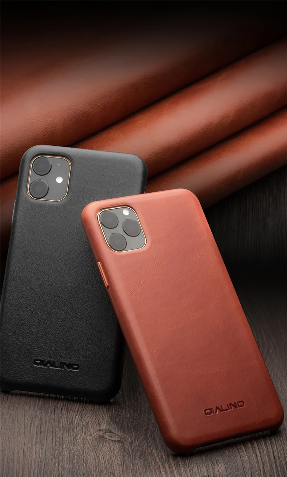 3 цвета, тонкий чехол для телефона из натуральной кожи для iPhone 11/11 Pro, модная Антидетонационная задняя крышка ручной работы для iPhone 11 Pro Max