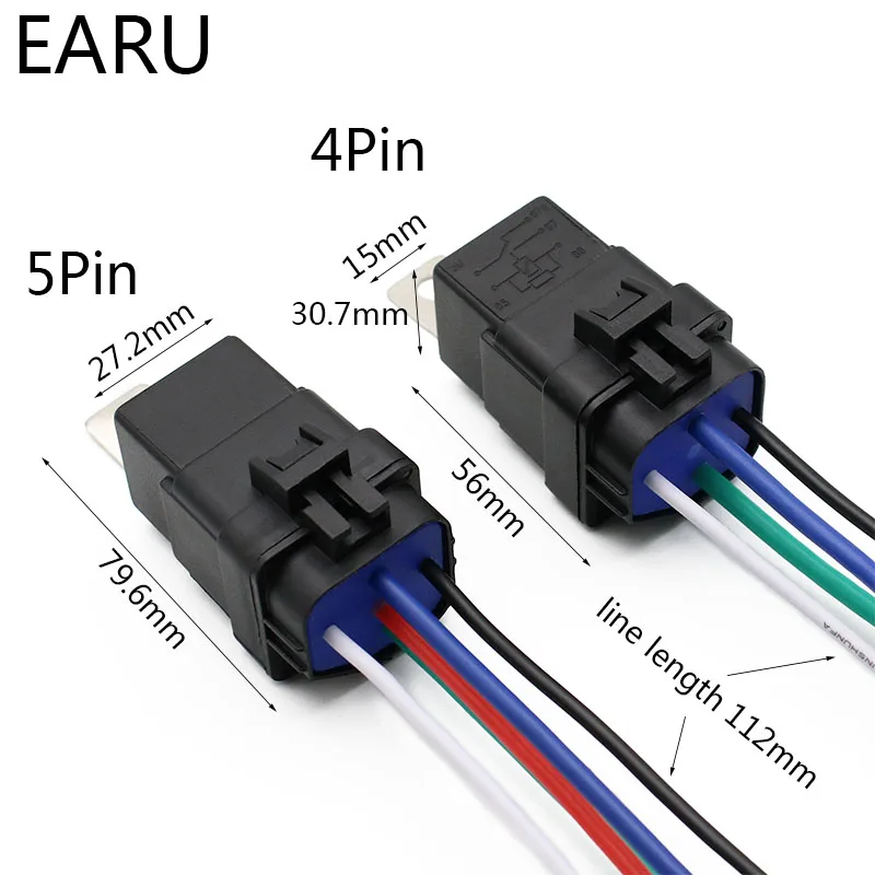1PCS Integrated Automobile Relay 12V 40A 5PIN AUTO Relay Car Relay Wasserdicht