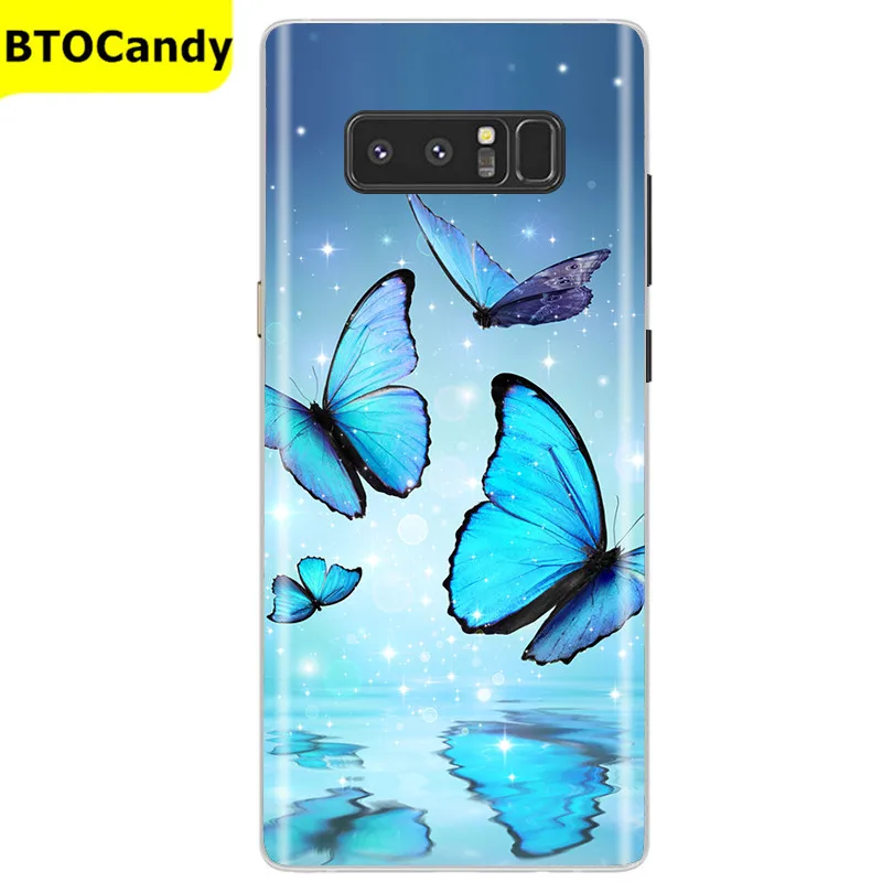 For Samsung Galaxy Note 8 Case N950F N950 Soft Tpu Silicone Case For Samsung Galaxy Note 8 Note8 Back Phone Cases Coque Fundas mous wallet Cases & Covers