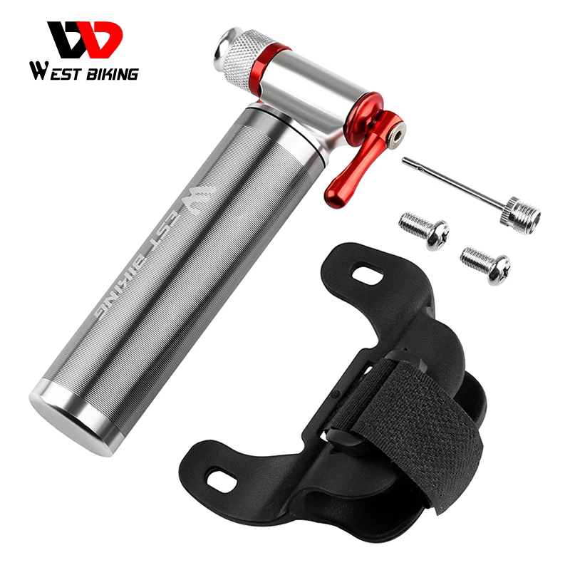 WEST BIKING Bicycle Mini Pump CO2 Inflator Insulated Sleeve Air Cycling