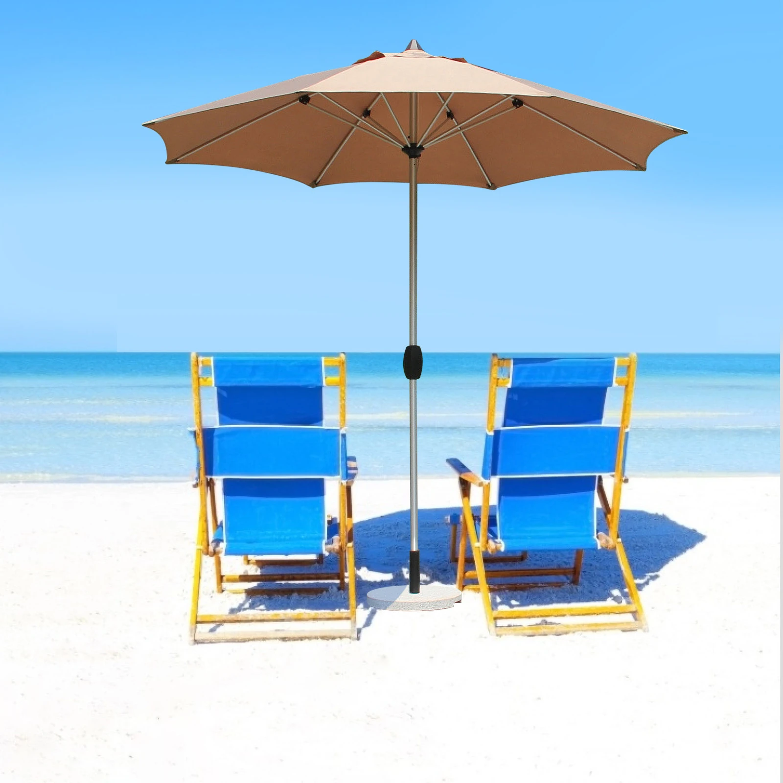 Toldos para jardín, terraza, patio, playa, piscina, mesa de mercado, varillas, paraguas, de posición, protección solar, tela de sombra| | AliExpress