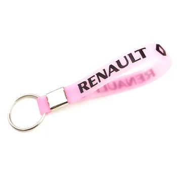 

Luminous pink women girls Key Holder Gift Key chains KeyRings For Renault Megane 2 3 Duster Logan Clio Laguna 2 Accessories