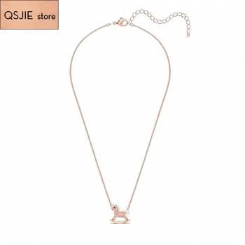 

QSJIE High quality SWA new style. Cute Trojan horse shape. Girl's exclusive Necklace
