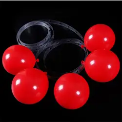 Прозрачная полоска для воздушных шаров 5 м инструмент для фиксации воздушных шаров Свадебные шарики ко дню рождения Пряжка фон настенная