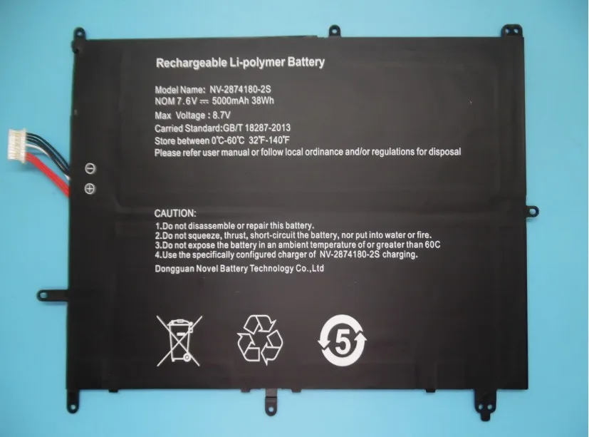 

News laptop Battery for Jumper Ezbook x4 NV-2874180-2S Smart E17 mt133 Smartbook 133S EZBOOK X4