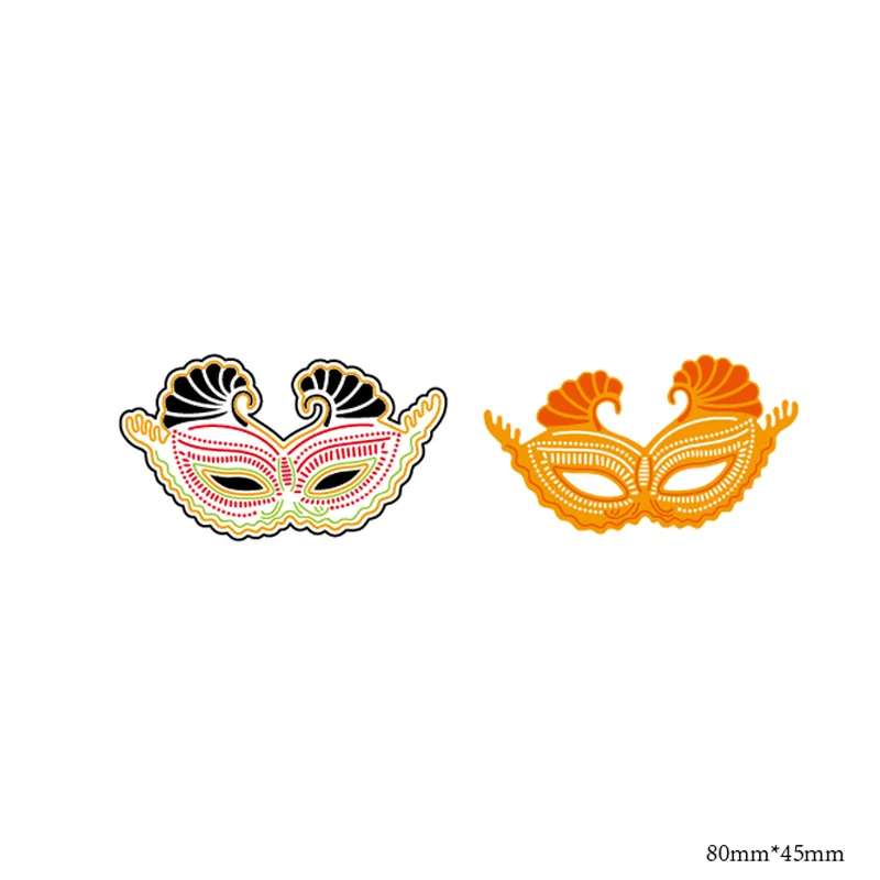 

ZhuoAng Mask dance Cutting Dies for Card Making DIY Scrapbooking Photo Album Decoretive Embossing Stencial