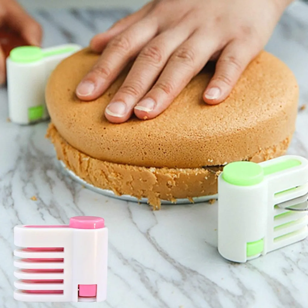 Baking tool baking accessories Cake Slicer Adjustable 5 Layers Leveler Cutting Fixator Guide Tool Stratification Auxiliary Slicing Bread Slice Even Tools