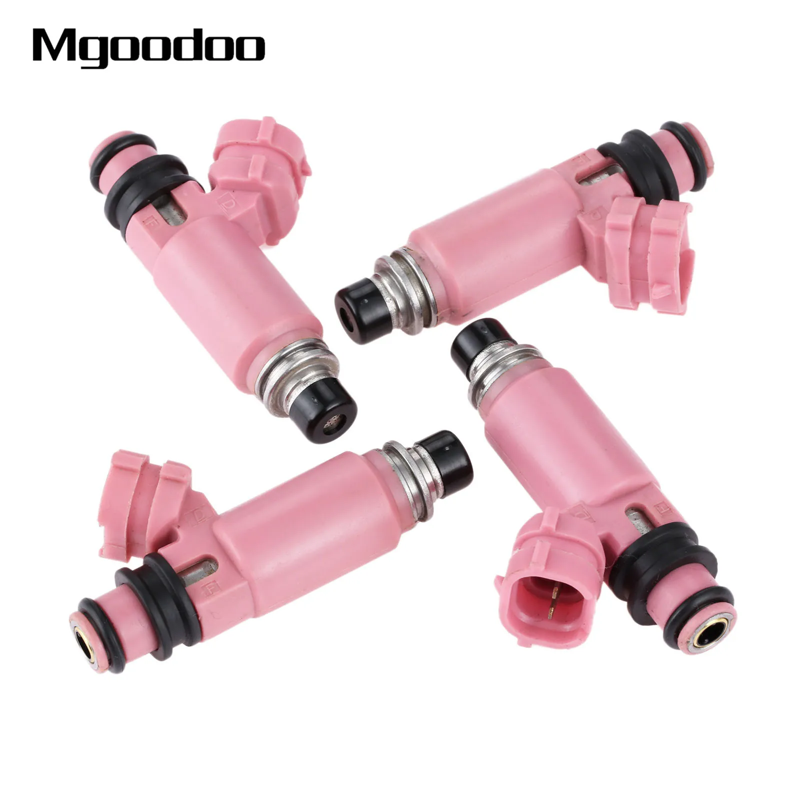 4x New Denso STI Pink 565cc Fuel Injectors 195500-3910 for Subaru