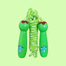 Corde à sauter pratique en bois, ultra légère, exercices de tous niveaux, corde à sauter pondérée pour l'école 