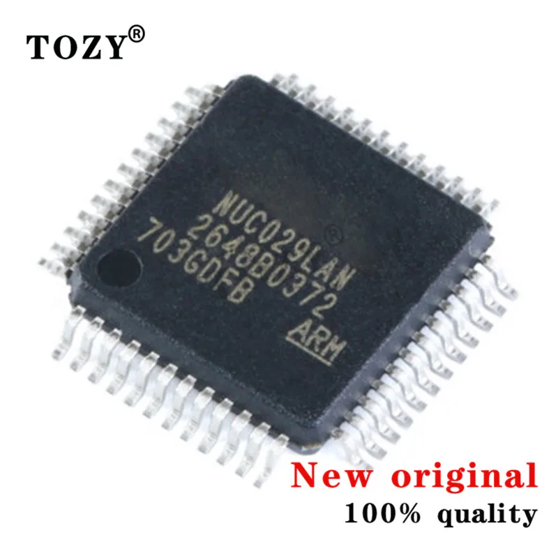 5pcs / lot new original Chip nuc029lan LQFP-48 ram: 4KB 32-bit microcontroller