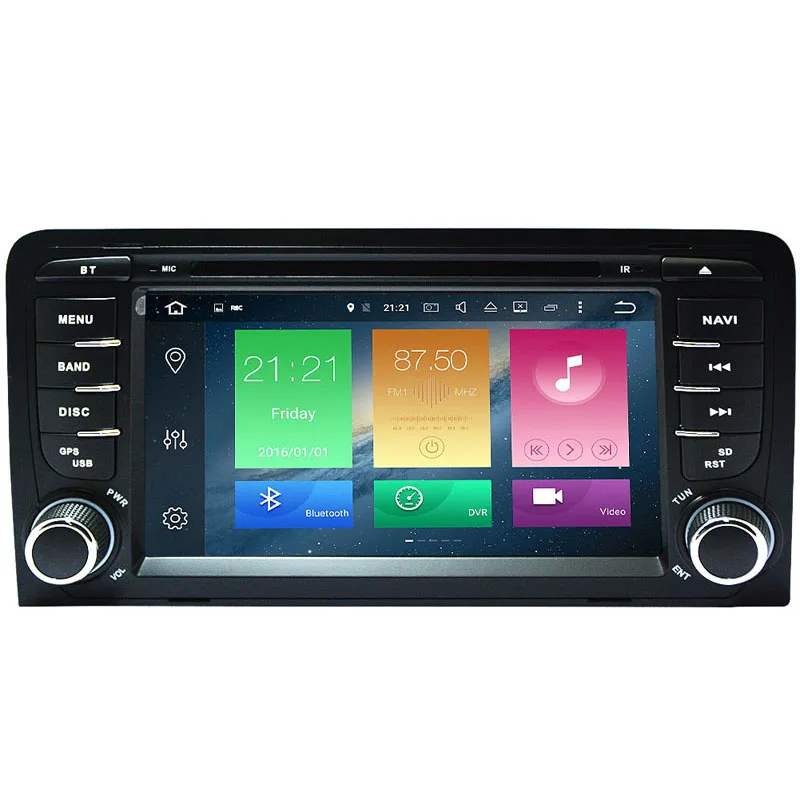 Android 9,1 2G ram 2 Din Автомобильный dvd-плеер Стерео gps навигация радио для Audi A3 2002 2003-2009 2010 2011 DVR Поддержка