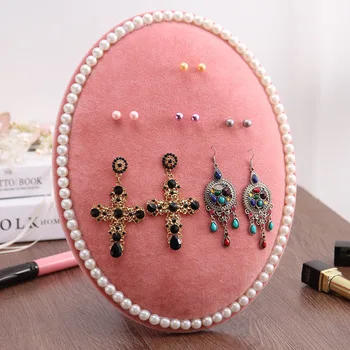 

Exquisite Multi-function Earrings Nail Storage Rack Ring Necklace Bracelet Organizer Cosmetics Lipstick Collection Box Accessori