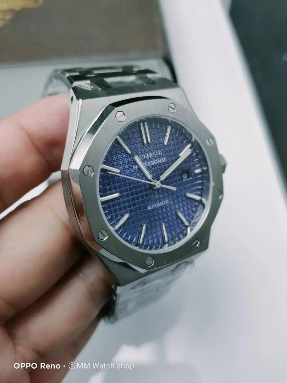 Мужские часы Miyata 8215 роскошный бренд 42 мм автоматические механические сапфировый