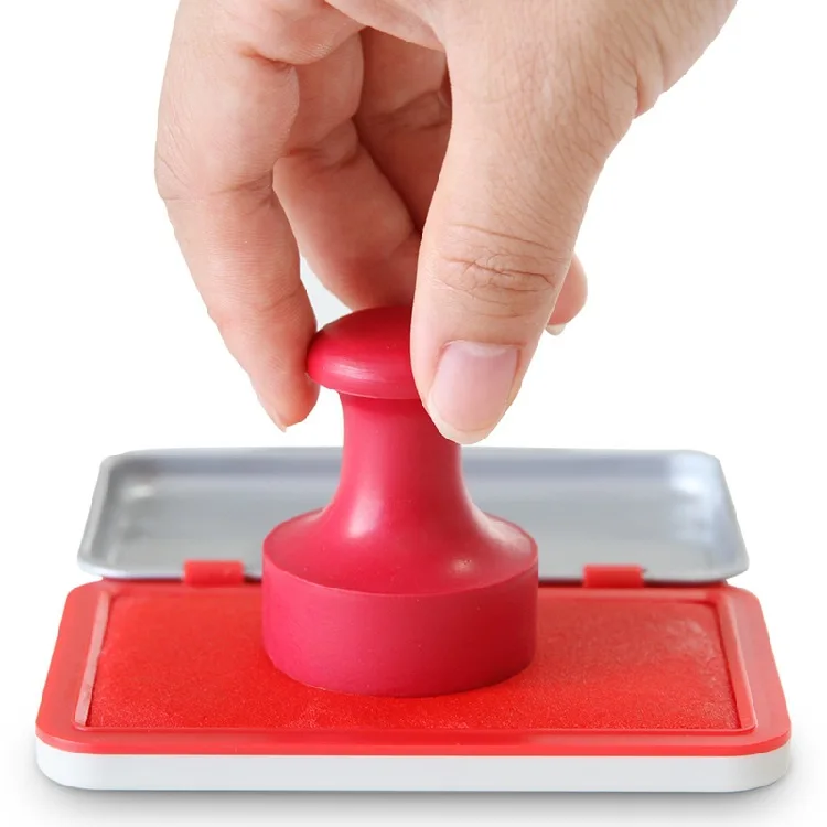 Deli 9891 Quick-Drying Waterproof Stamp Pad/Metal Shell Stamp Pad/2 Seconds That Dry Stamp Pad/Inkpad(New Products