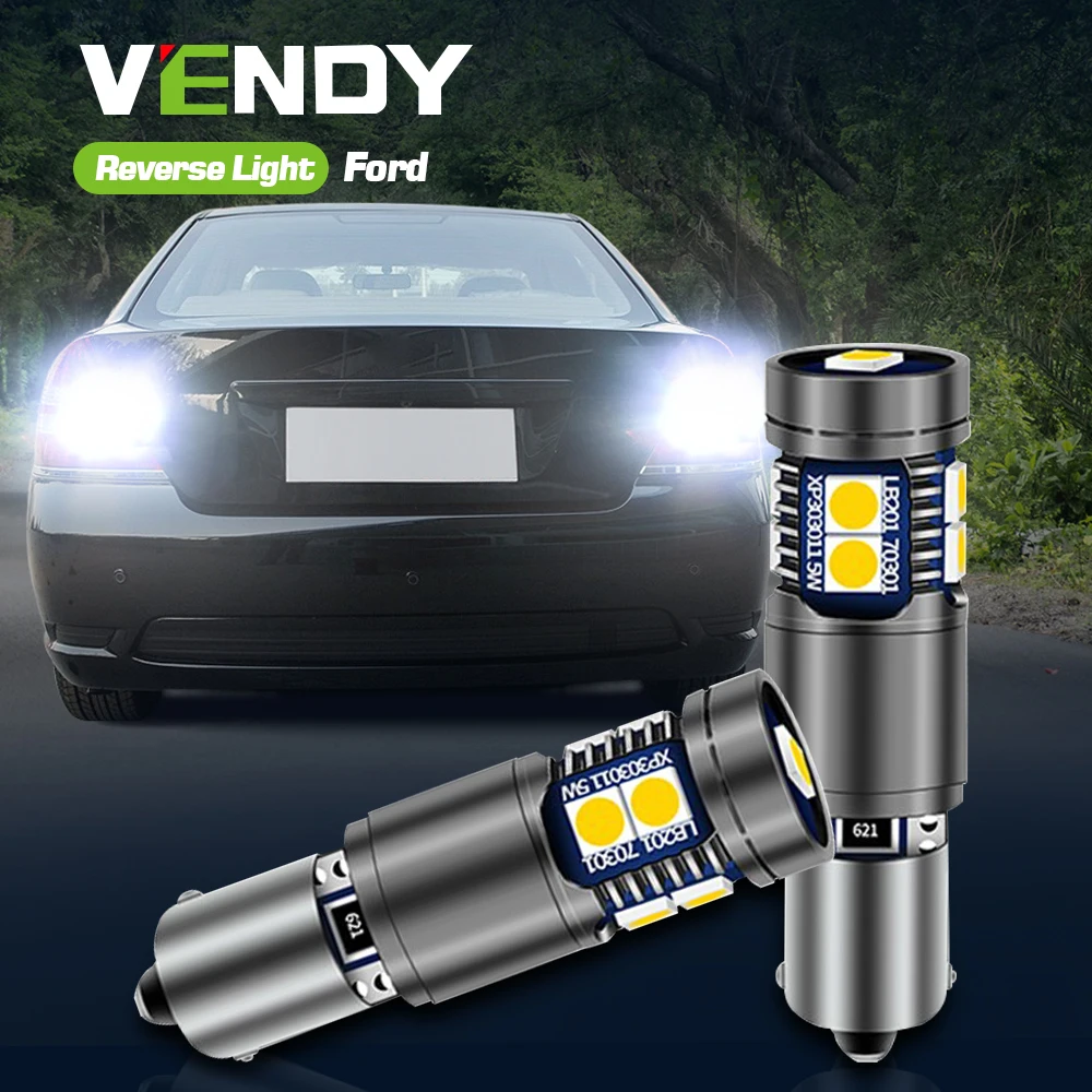2 шт. светодиодная лампа задсветильник хода без ошибок H21W BAY9S 64136 для Ford Mondeo 3 2001 2002