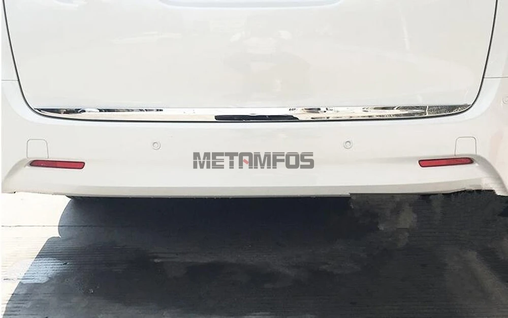 Для Toyota Alphard Vellfire задний багажник стример хвост ворота Дверные полосы формовочная отделка внешние автомобильные аксессуары