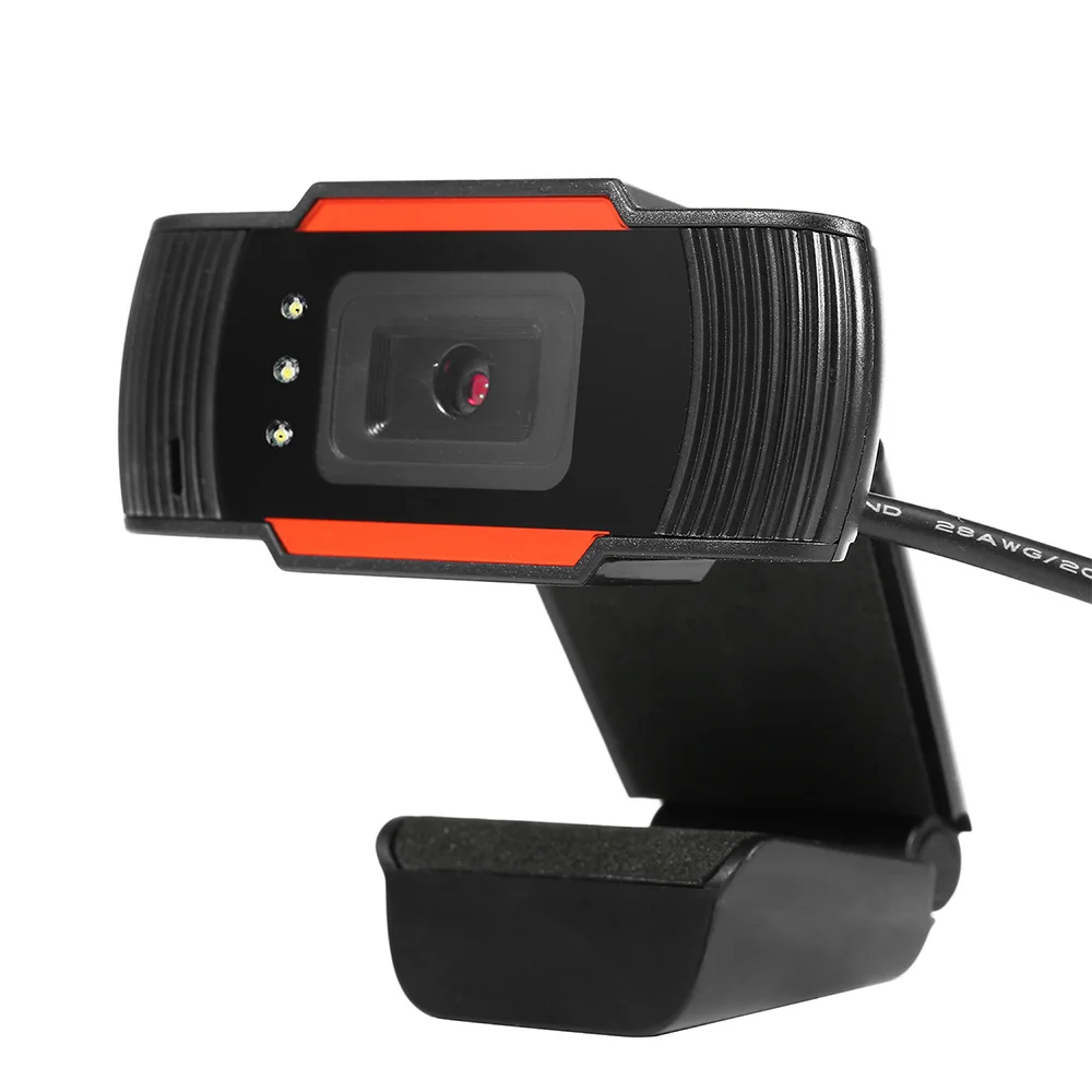 Веб-камера DeepFox USB 0.3MP веб-камера с поворотом на 360 градусов с микрофоном, веб-камера для скайпа, компьютера, ноутбука, ПК