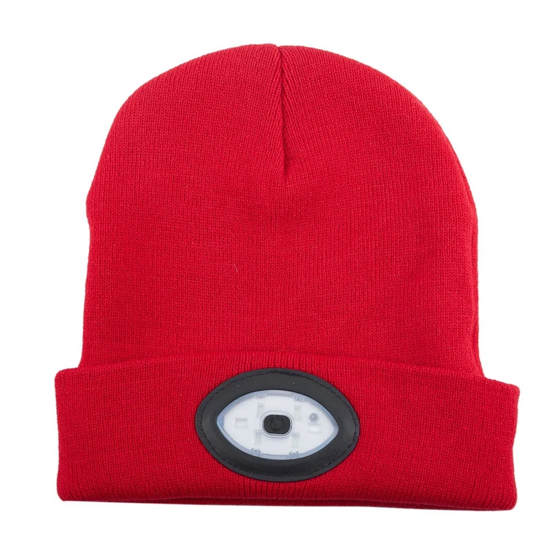 

6 Led head light lamp Beanie Cap Rechargeable Lighted Hat With Led Head Light Flashlight For Outdoor Evening Sport Fishing Campi