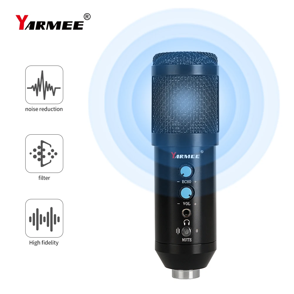 YARMEE Computer USB microphone for PC latop