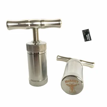 

Aluminum Pollen Presser Compressor Press Spice Herb Grinder Tobacco Pipes Grinders Hand Crusher Accessories