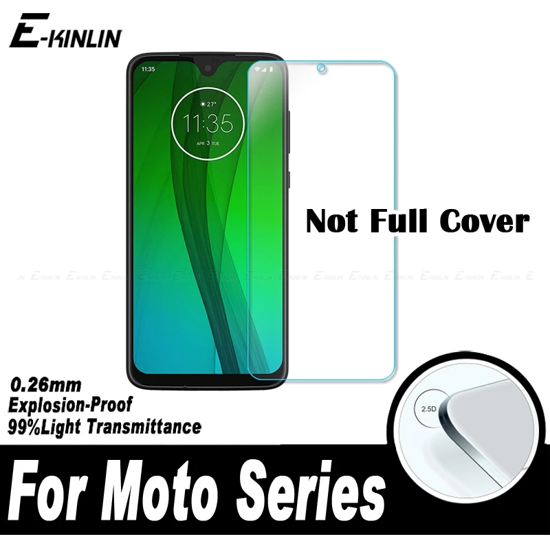 Защитная пленка для экрана из закаленного стекла Motorola Moto One Action Vision Macro G9 G8 G7 Power G6