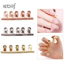 5 шт./компл. стекловолокна удлинители для ногтей, инструмент Нержавеющая сталь ногтей Pincher зажимы многофункциональный набор инструментов расширения