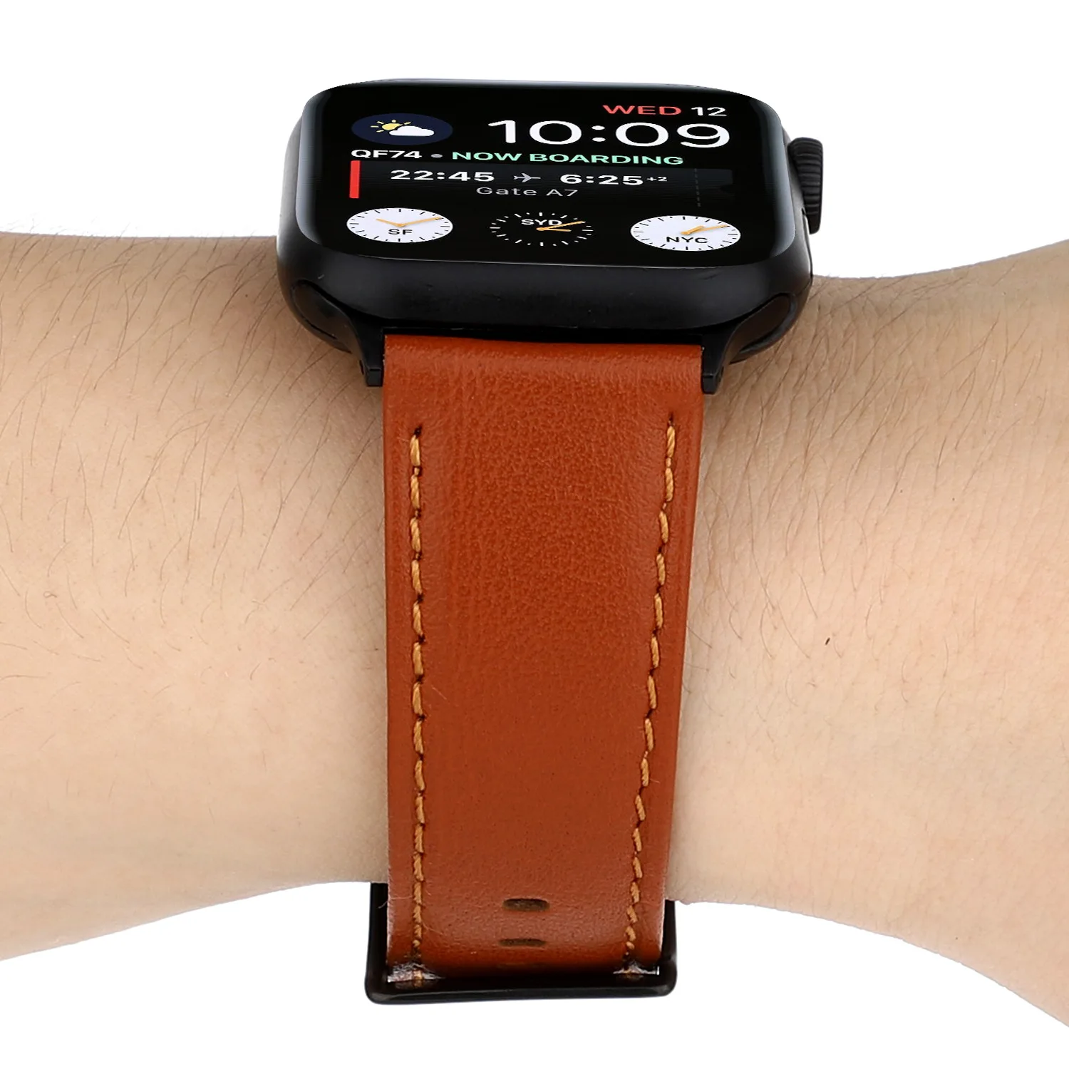 Кожаный ремешок pulseira для apple watch 5, 3, 4, ремешок для iwatch band 44, 38 мм, 40 мм, 42 мм, correa wrist Series 2, 3, 4, 5, ремни