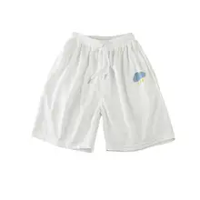 

50%HOT Men Sun Moon Quick Drying Drawstring Elastic Fifth Pants Board Sports Shorts