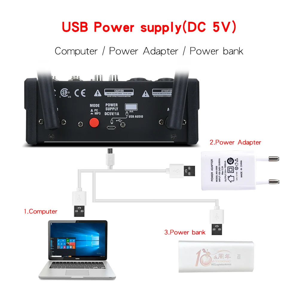 Leicozic 4 Channel Power Amplifier 1800W*4 1U Amps