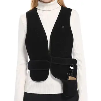 

Intelligent USB Heating Jacket Electric Heating Vest Warm Outdoor Vest Electric Thermal Clothing Waistcoat For Ski Hiking