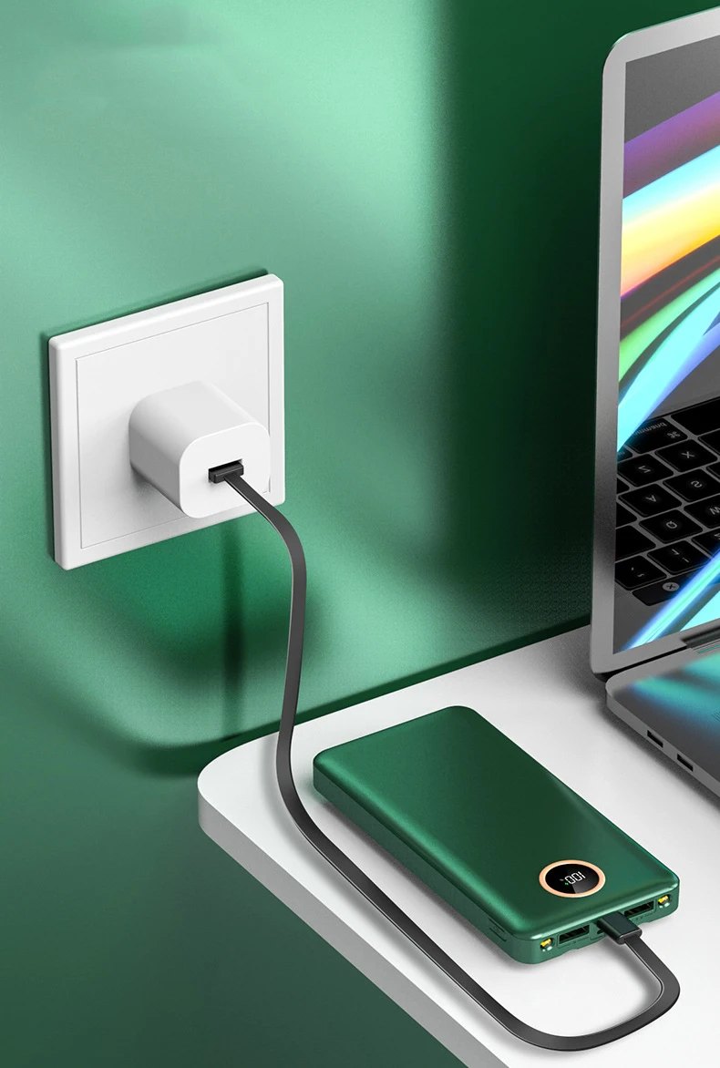 powerbank 20000 Power Bank 20000mAh with 22.5W Type C Fast Charging Powerbank Portable Battery Charger PoverBank For iPhone 12 Pro Xiaomi Huawei wireless power bank