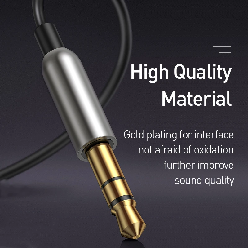 Baseus Bluetooth Transmitter Wireless Bluetooth Receiver 5.0 Car AUX 3.5mm Adapter Audio Cable Speaker Headphones