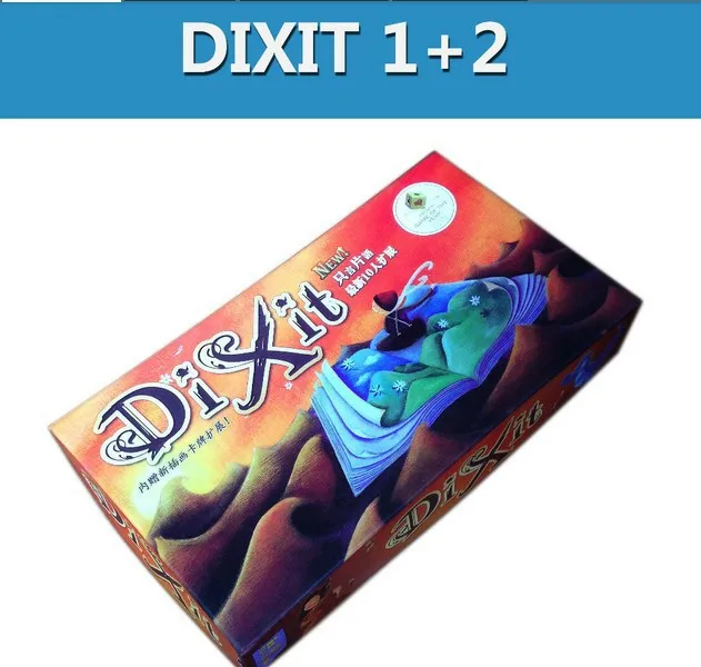 Dixit 1+ 2 168 карт 1+ 2+ 3 версии 252 карт 1+ 2+ 3+ 4+ 5+ 6 полный набор 476 карты столешница игры игрушка для детей и взрослых - Цвет: Dixit 1 2 168cards