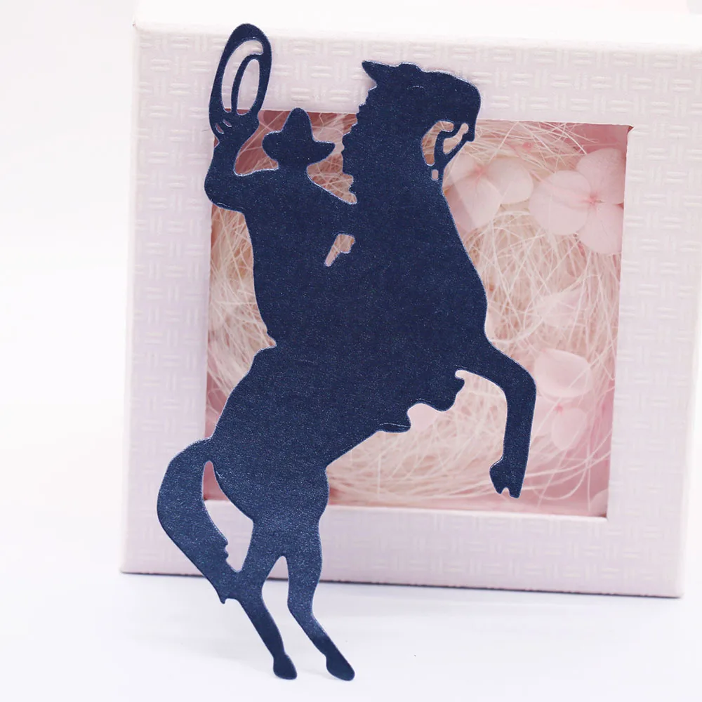Cowboy New Cutting Dies For 2021 Metal Die Cut Craft Cutting Dies Card