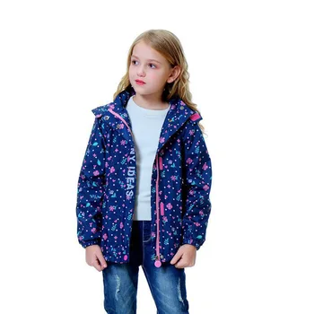 

2020 Girls Fleece Jackets For Girls Spring Jacket Teens Autumn Waterproof Windbreaker Girls Clothes Kids Coat Children Outerwear