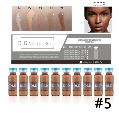 10pcs bb cream 5 10 бутылок/набор 5 мл BB крем для кожи осветляющая эссенция естественный "нюд" макияж маскирующий тональный крем(5 цветов - Цвет: 10pcs bb cream 5