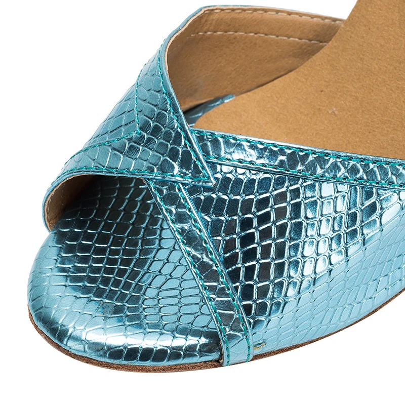 Обувь для латинских танцев для взрослых женщин с внутренней мягкой подошвой; Танцевальная обувь; сезон весна-лето; синяя обувь; Обувь для бальных танцев