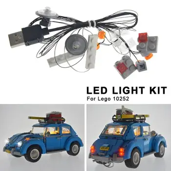 

LED Building Block Light Kit For Lego 10252 Beetle Model Led Lighting Assembled Blocks Supplies Children Toys