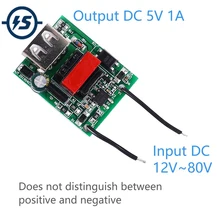 

Buck Converter USB Galvanic Isolated Stabilizer Module DC-DC Step Down Module 12V 24V 36V 48V 72V to 5V 1A Power Supply
