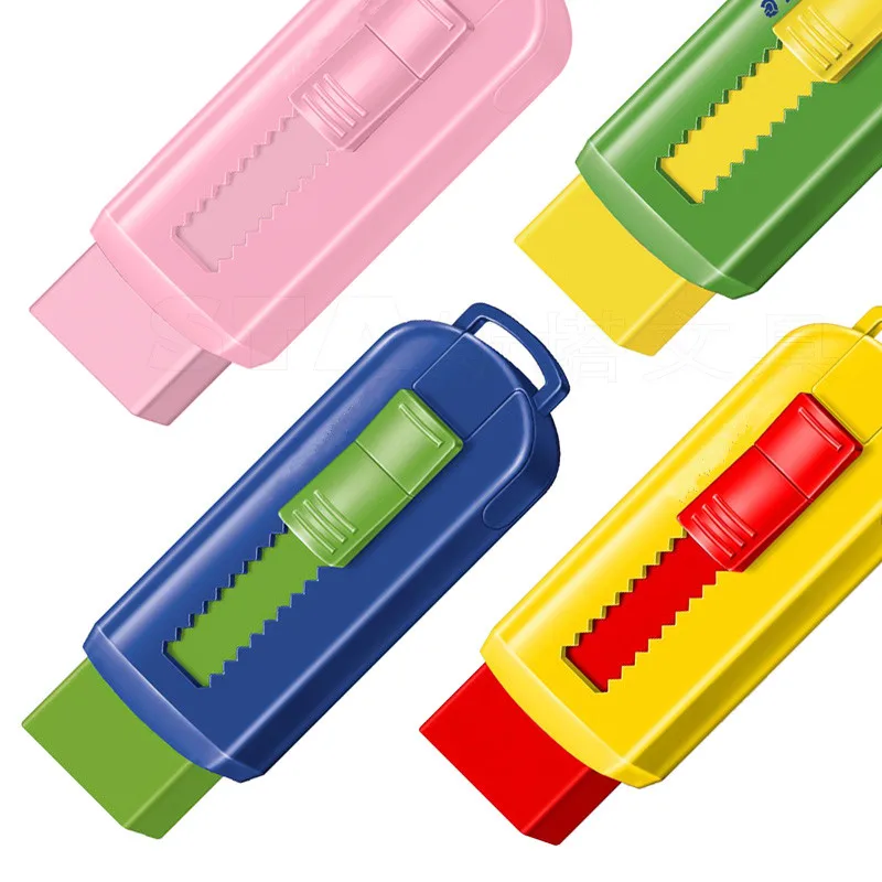 

Mini Staedtler Eraser Pencil Retractable Rubber Creative Cute Color Rubber Professional Drawing Kids Stationery Student Gift