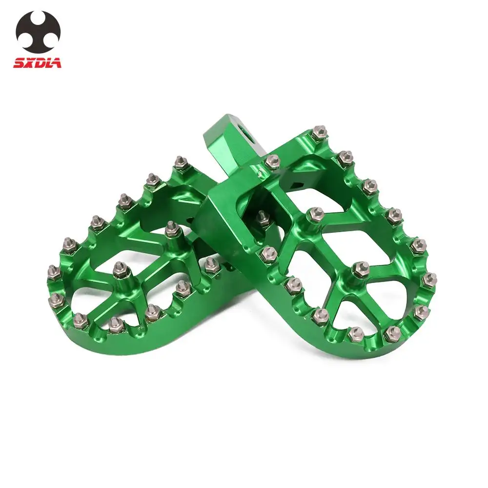 Motorcycle Foot Pegs Footpegs Footrest For KAWASAKI KDX200 KDX200R